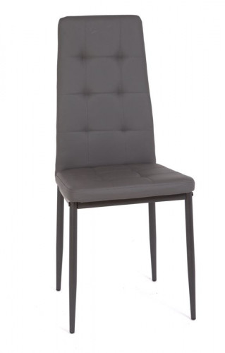 Стул С-1004 WINDY (DARK GREY PU) ноги серые