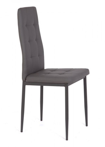 Стул С-1004 WINDY (DARK GREY PU) ноги серые