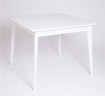 Стол Рэй-0090 (белая эмаль / белая эмаль) Квадратный