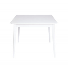 Стол Рэй-0090 (белая эмаль / белая эмаль) Квадратный