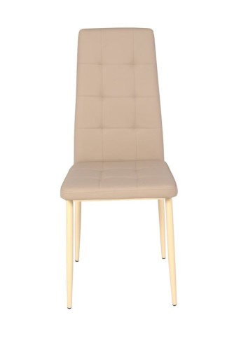 Стул С-1004 WINDY (BEIGE PU) ноги бежевые