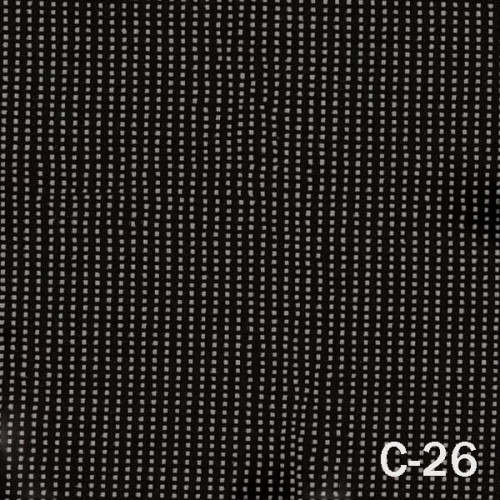 Стул для посетителей ИЗО хром ткань C26 черный\серый