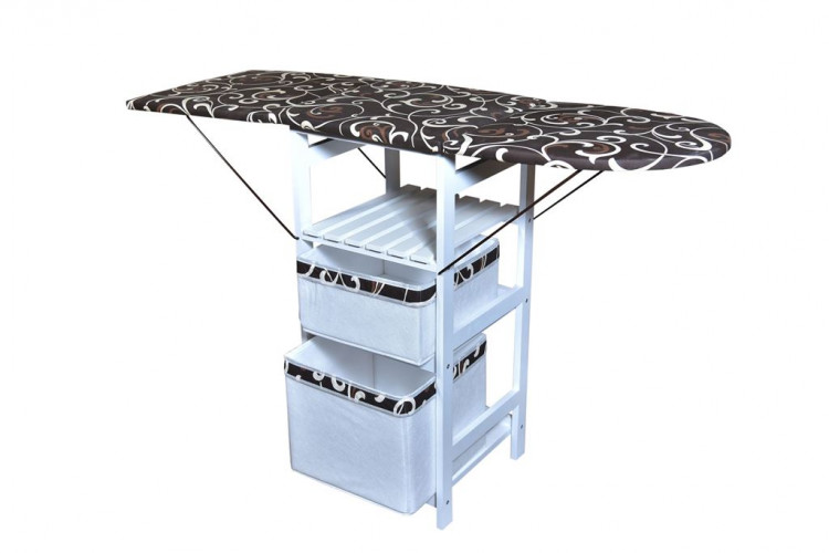 Комод гладильный Т-1М (Белый/обивка ткань №16)