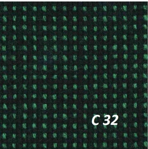 Стул для посетителей ИЗО хром ткань C32 зеленый\черный