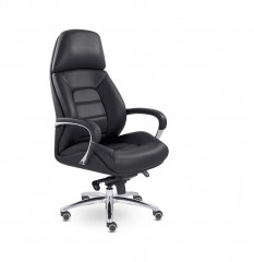 Кресло руководителя UTFC EPIK A-181-G L200 нат кожа (черный)