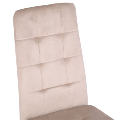 Стул С-1004 WINDY (Beige velvet) ноги бежевые