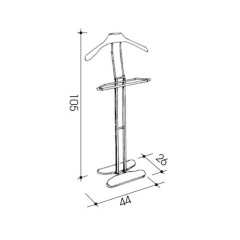 Вешалка для костюма Duck (Вишня) (Aris, Италия)