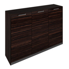 Шкаф средний c 3 дверками 183*44*126, шпон