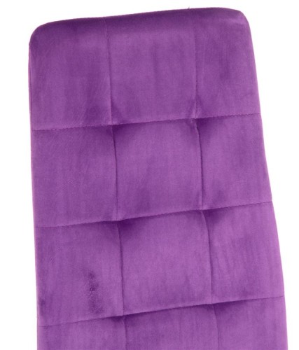 Стул С-1004 WINDY (Dark Purple velvet) ноги серые