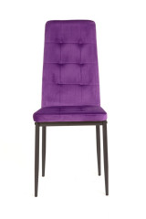 Стул С-1004 WINDY (Dark Purple velvet) ноги серые