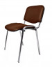 Стул для посетителей ИЗО хром кожзам V3 т. коричневый