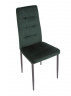 Стул С-1004 WINDY (Dark Green velvet) ноги серые