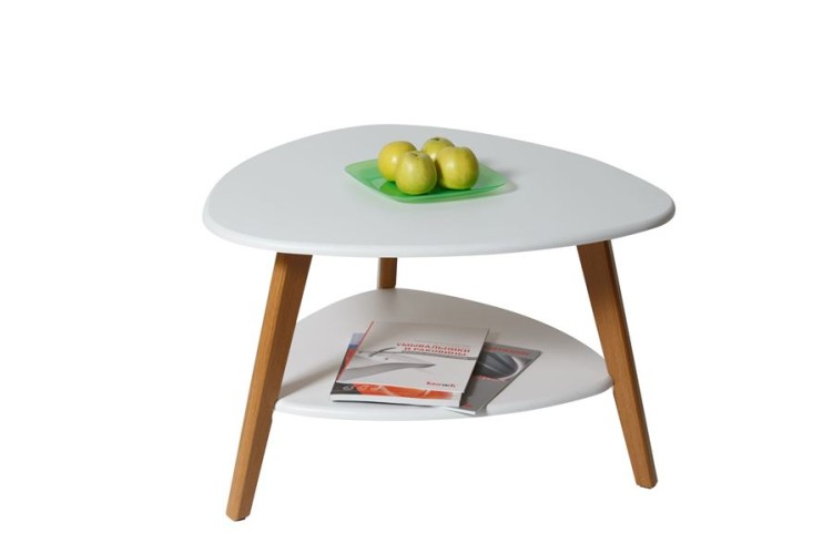 Стол журнальный "Бруклин" (белый)