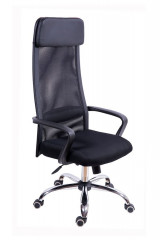 Компьютерное кресло МГ-17 сетка (черная/хром)