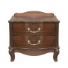 Прикроватная тумбочка Джульетта (2 ящика)  Орех Ls