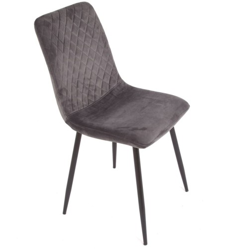 Стул С-1225-1 MILTON (Grey velvet)