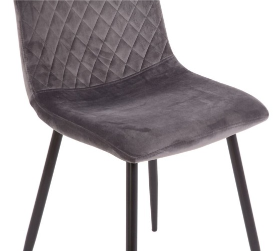 Стул С-1225-1 MILTON (Grey velvet)