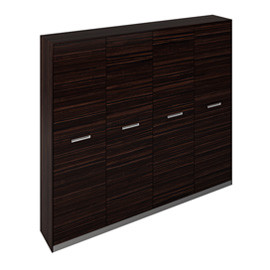 Шкаф высокий c 4 дверьми 243*44*203, шпон