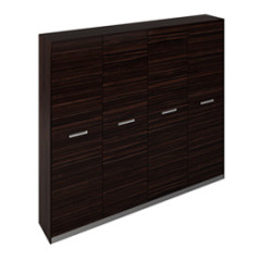 Шкаф высокий c 4 дверьми 243*44*203, шпон