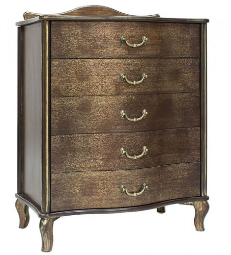 Комод "Джульетта" (орех/золотая патина ) Вис