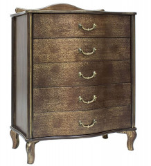 Комод "Джульетта" (орех/золотая патина ) Вис