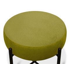 Банкетка В 4-SHT (ткань-металл/фисташкой-черный муар)