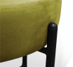 Банкетка В 4-SHT (ткань-металл/фисташкой-черный муар)