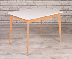 Стол Рэй-1200 (натуральный / белая эмаль)