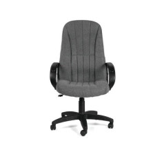 Офисное кресло руководителя «Сириус» (СН 685) серое пласт ИМ