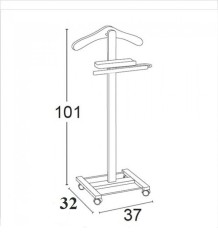Вешалка для костюма Junior (Arredamenti, Италия)