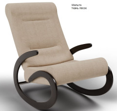 Кресло качалка Мальта экокожа венге КМ