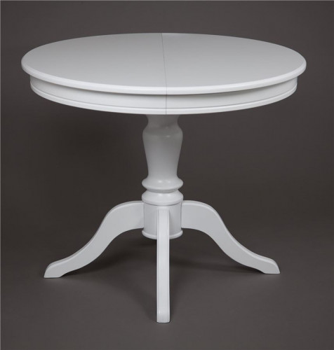 Стол "Эгина-2" (Белый/шпон бук) тип 2