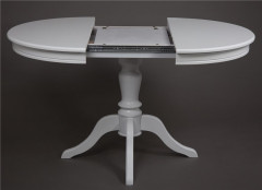 Стол "Эгина-2" (Белый/шпон бук) тип 2