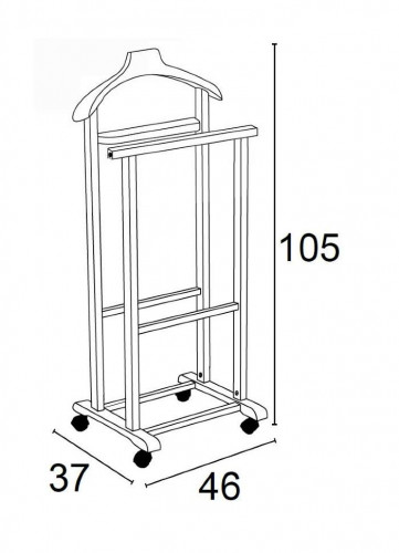 Вешалка для костюма Mirano White (Белый) (Arredamenti, Италия)