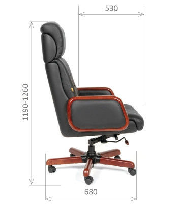 Кресло руководителя CH 417 кожа