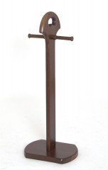 Комплект табуретов "Оливия" (стойка + 4 табурета) Темный Орех