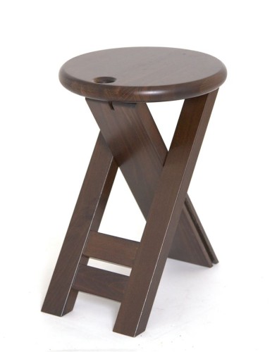 Комплект табуретов "Оливия"  (стойка + 4 табурета) Темный Орех