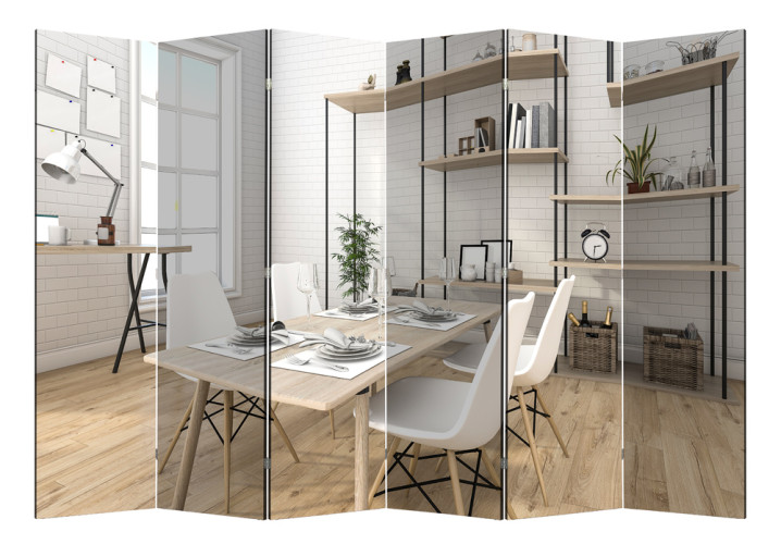 Ширма Nurian 1601 "Белая гостиная"