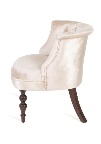 Кресло Бархат (темный тон / 30 - бежевый)