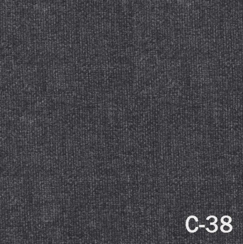 Стул для посетителей ИЗО черный каркас ткань серая С38