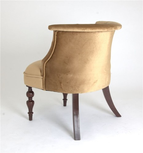 Кресло Бархат (темный тон / 5 - золото)