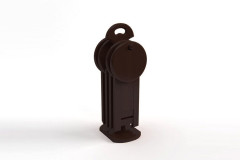 Комплект табуретов "Оливия" (стойка + 4 табурета) Венге