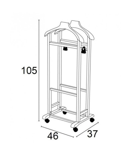 Вешалка для костюма Mixer Cherry (Вишня) (Arredamenti, Италия)