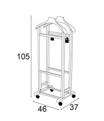 Вешалка для костюма Mixer Cherry (Вишня) (Arredamenti, Италия)