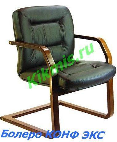 Кресло Болеро, эко кожа белая тг хром (CHAIRMAN 418)