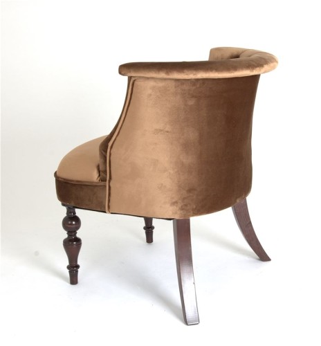 Кресло Бархат (темный тон / 6 - шоколад)