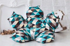 Кресло бескаркасное Цветок (Изумруд)