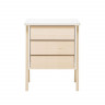 Тумбочка "Сканди" 3 ящ. (Натуральное дерево/дуб шампань)