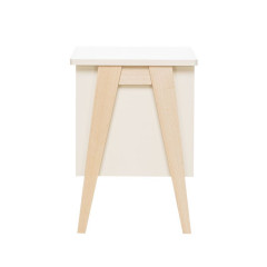 Тумбочка "Сканди" 3 ящ. (Натуральное дерево/дуб шампань)