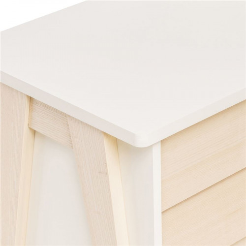 Тумбочка "Сканди" 3 ящ. (Натуральное дерево/дуб шампань)